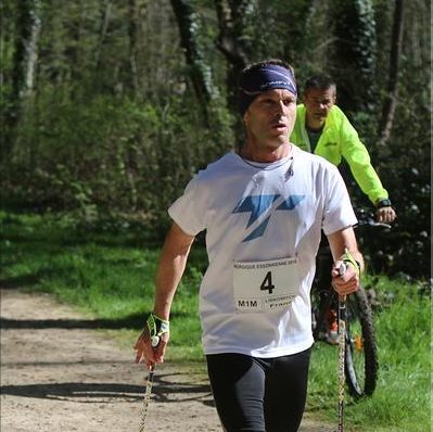 Franz Liskowitch champion de France de marche nordique