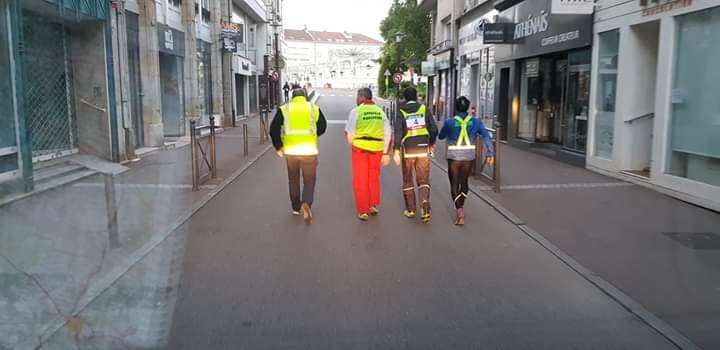 Arrivée d'Alexandre Forestieri à Epinal à 5h40, 8 juin 2019