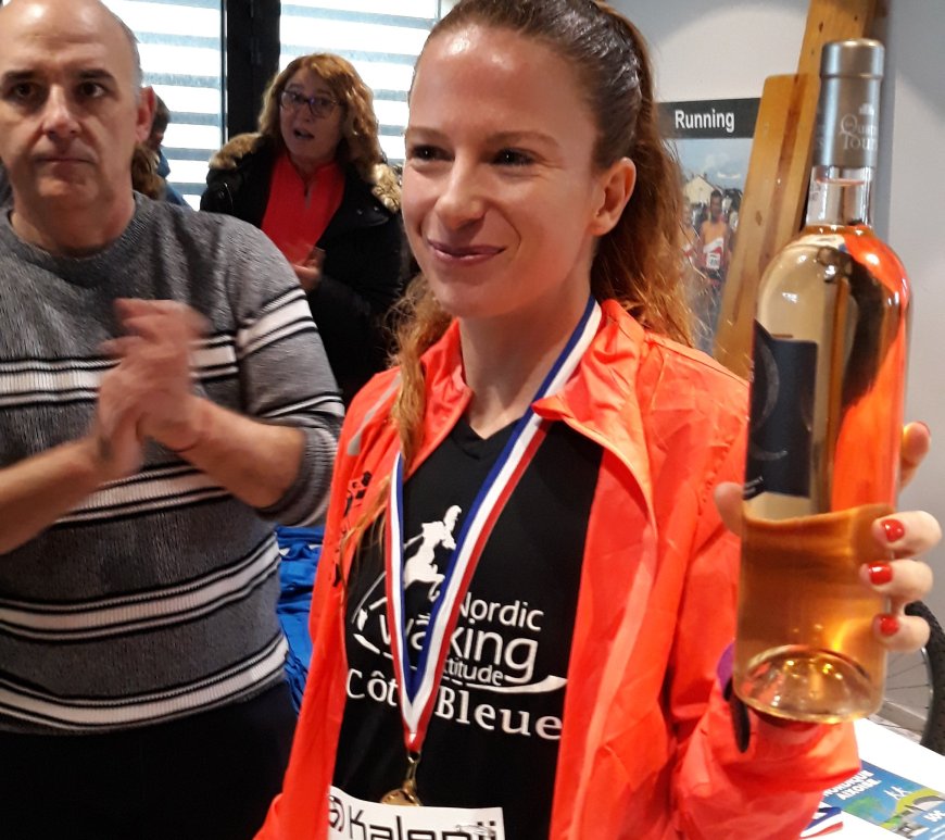 Leslie Lejeune (Aix Athlé) : 2 minutes 30 d'avance